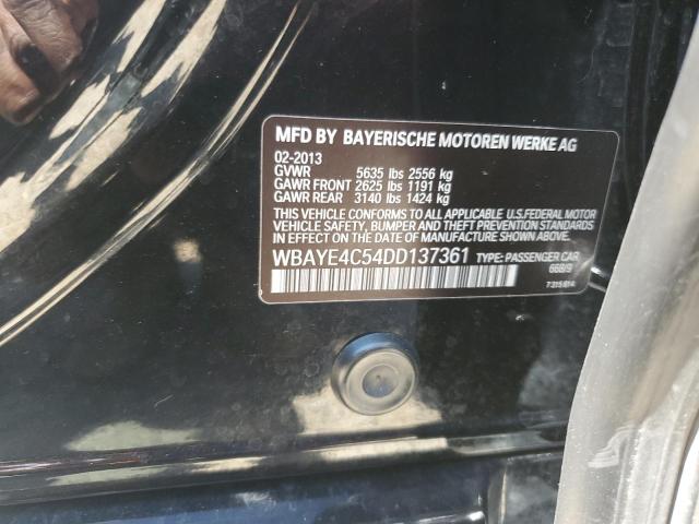 Photo 10 from auction – 2013 BMW 740 LI with VIN WBAYE4C54DD137361