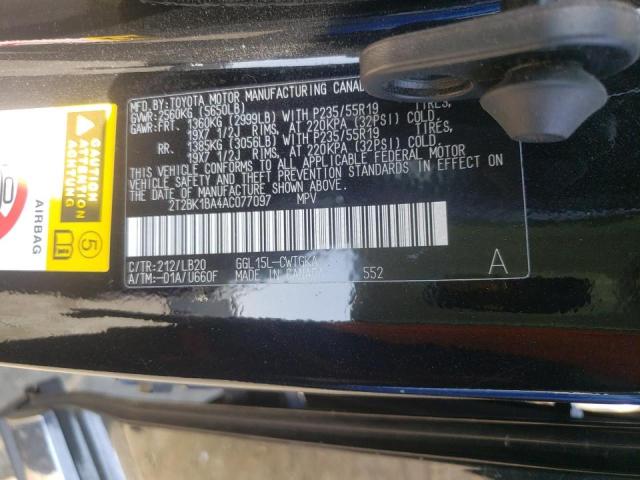 Photo 10 from auction – 2010 LEXUS ENGIN ONLY with VIN 2T2BK1BA4AC077097