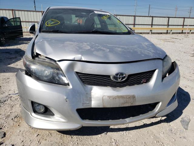 Photo 9 from auction – 2009 TOYOTA COROLLA BA with VIN 1NXBU40E59Z020245