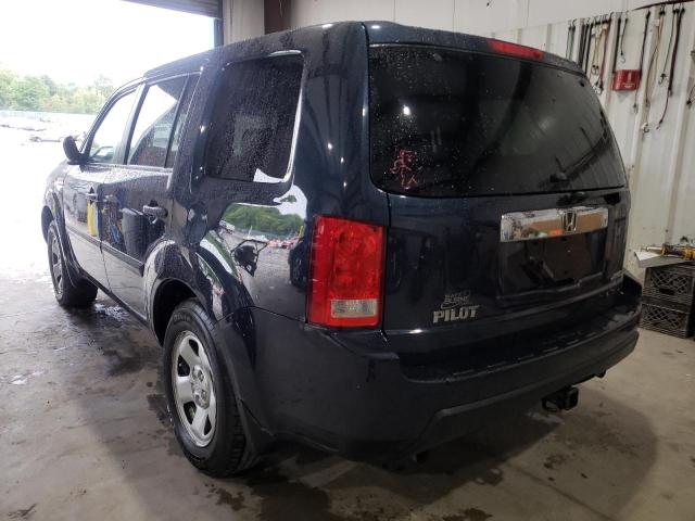 Photo 3 from auction – 2011 HONDA PILOT LX with VIN 5FNYF4H21BB052692