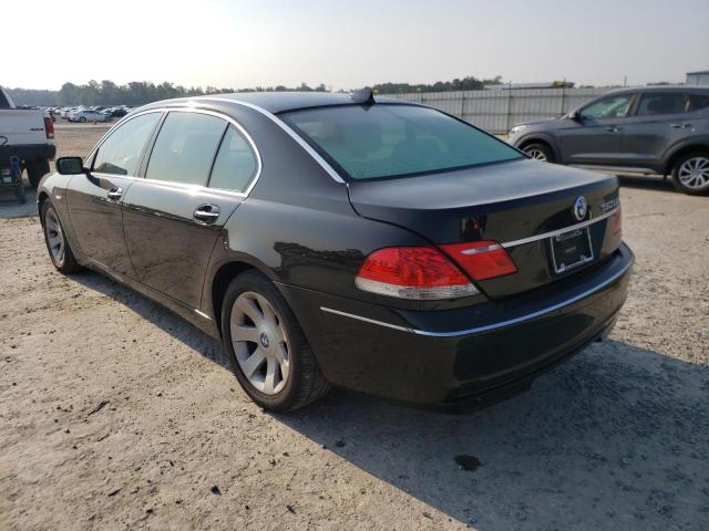 Photo 3 from auction – 2007 BMW 750 with VIN WBAHN835X7DT67711