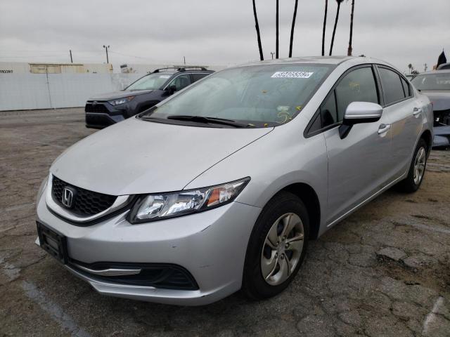 Photo 2 from auction – 2014 HONDA CIVIC LX with VIN 19XFB2F53EE258482