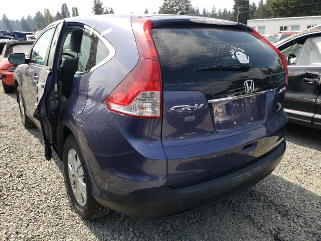 Photo 3 from auction – 2012 HONDA CR-V EX with VIN 5J6RM4H55CL061702