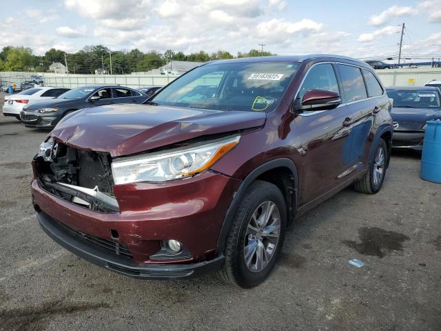 Photo 2 from auction – 2015 TOYOTA HIGHLANDER with VIN 5TDJKRFH7FS101722