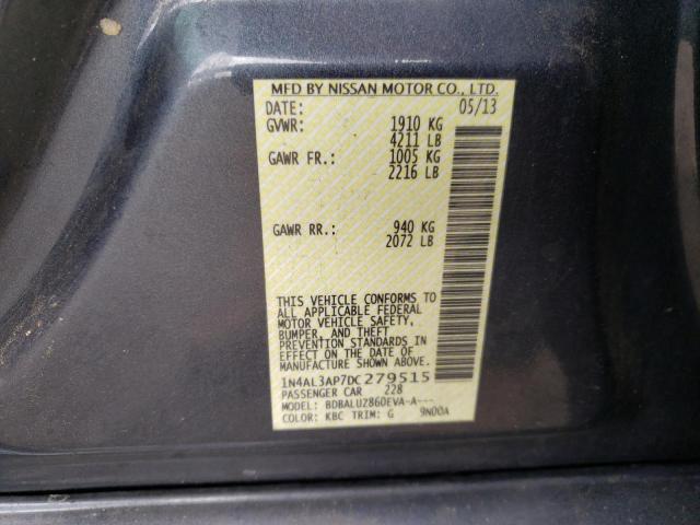 Photo 10 from auction – 2013 NISSAN ALTIMA 2.5 with VIN 1N4AL3AP7DC279515
