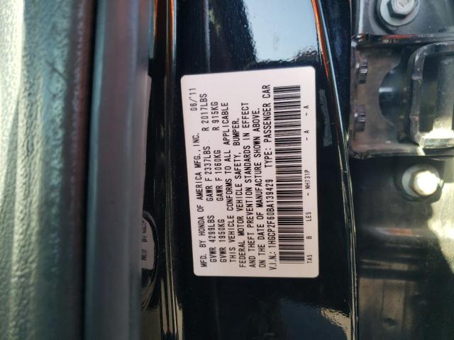 Photo 10 from auction – 2011 HONDA ACCORD SE with VIN 1HGCP2F60BA139429