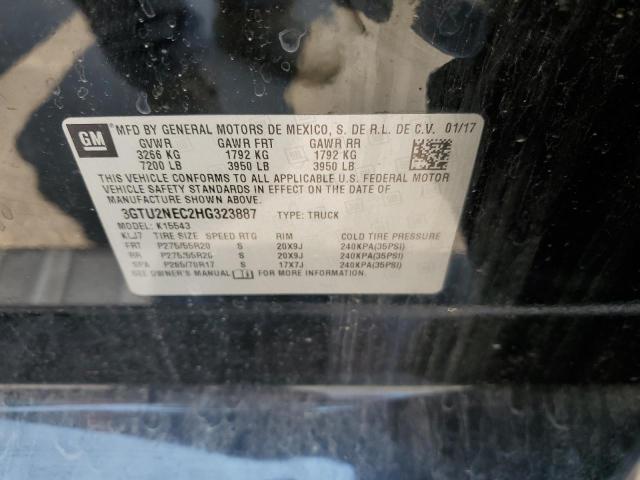 Photo 10 from auction – 2017 GMC SIERRA K15 with VIN 3GTU2NEC2HG323887
