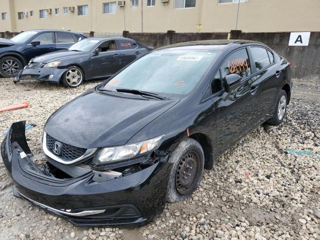 Photo 2 from auction – 2015 HONDA CIVIC LX with VIN 19XFB2F50FE115751