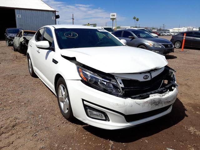 KIA OPTIMA LX 2015 with VIN KNAGM4A74F5629873 - Photo from auction