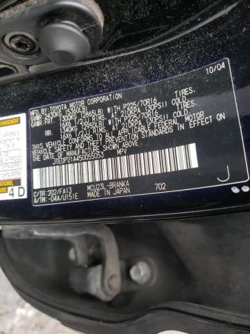 Photo 10 from auction – 2005 TOYOTA HIGHLANDER with VIN JTEDP21A450055053