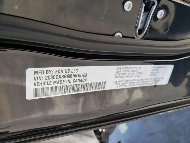 Photo 10 from auction – 2021 DODGE CHARGER SX with VIN 2C3CDXBG6MH515708