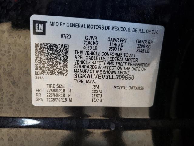 Photo 10 from auction – 2020 GMC TERRAIN SL with VIN 3GKALVEV3LL309650