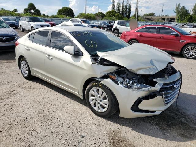 HYUNDAI ELANTRA SE 2017 with VIN 5NPD74LF2HH154549 - Photo from auction