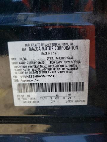 Photo 10 from auction – 2010 MAZDA 6 I with VIN 1YVHZ8BH8A5M52514