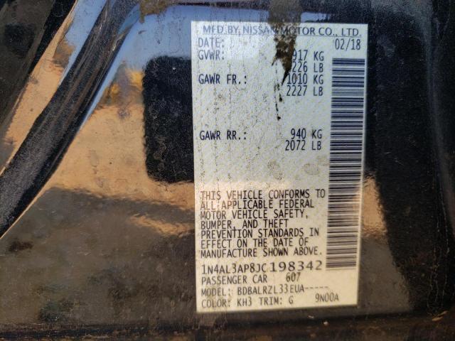 Photo 10 from auction – 2018 NISSAN ALTIMA 2.5 with VIN 1N4AL3AP8JC198342