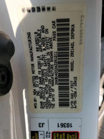 Photo 10 from auction – 2010 TOYOTA COROLLA BA with VIN 1NXBU4EE2AZ261211