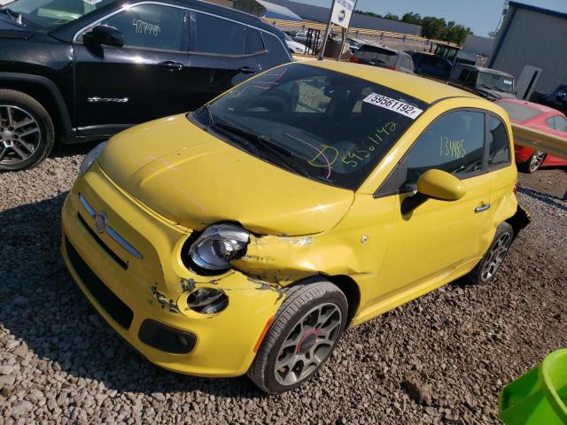 Photo 2 from auction – 2012 FIAT 500 SPORT with VIN 3C3CFFBR4CT358188
