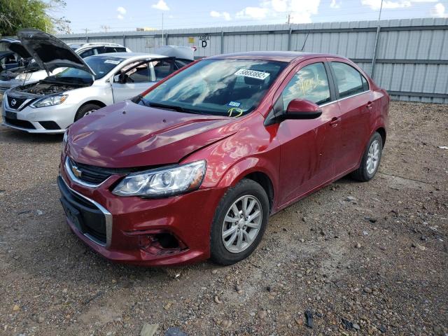Photo 2 from auction – 2020 CHEVROLET SONIC LT with VIN 1G1JD5SBXL4100925