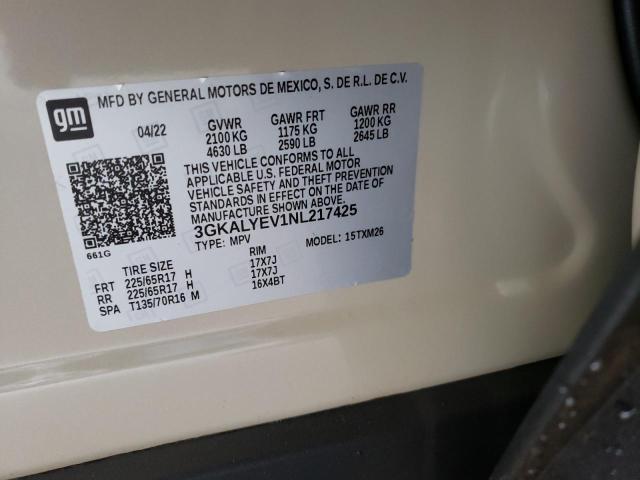 Photo 10 from auction – 2022 GMC TERRAIN AT with VIN 3GKALYEV1NL217425