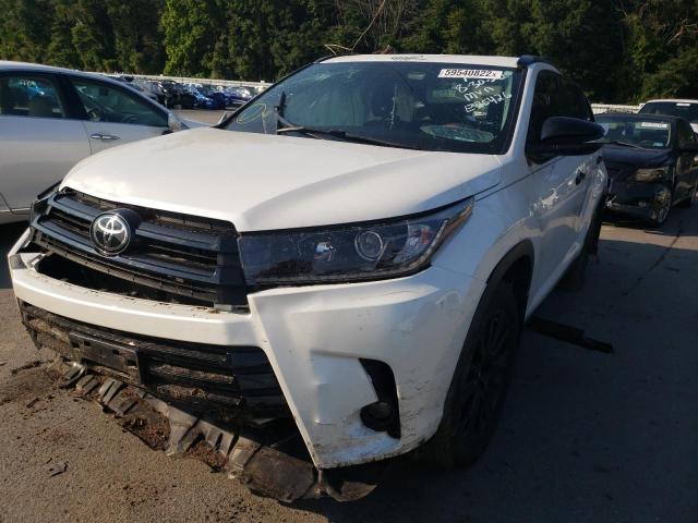 Photo 2 from auction – 2019 TOYOTA HIGHLANDER with VIN 5TDJZRFH9KS986169