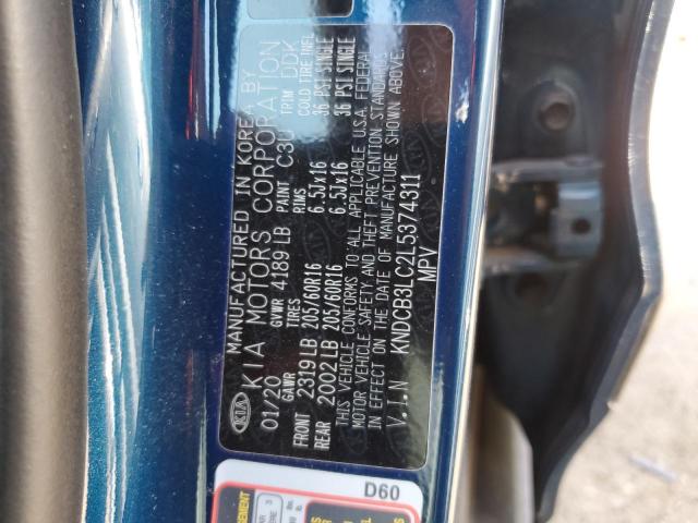 Photo 10 from auction – 2020 KIA NIRO LX with VIN KNDCB3LC2L5374311