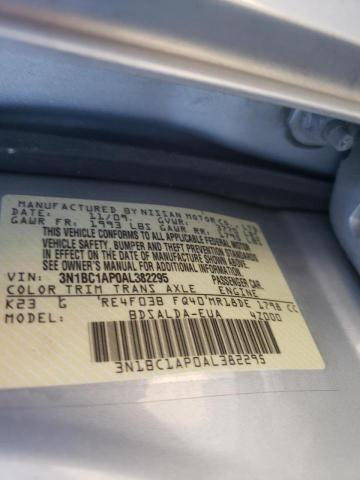 Photo 10 from auction – 2010 NISSAN VERSA S with VIN 3N1BC1AP0AL382295