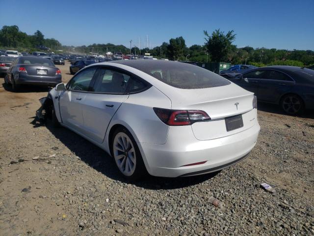 Photo 3 from auction – 2022 TESLA MODEL 3 with VIN 5YJ3E1EBXNF112215