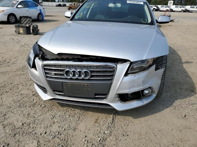 Photo 9 from auction – 2012 AUDI A4 PREMIUM with VIN WAUFFAFL2CN016026