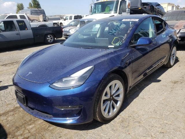 Photo 2 from auction – 2022 TESLA MODEL 3 with VIN 5YJ3E1EA3NF143202