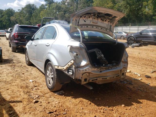 Photo 3 from auction – 2016 CHEVROLET SONIC LT with VIN 1G1JC5SB6G4101269