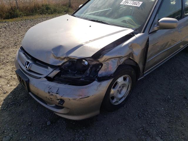 Photo 9 from auction – 2004 HONDA CIVIC with VIN JHMES96664S000335