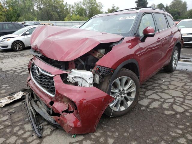 Photo 2 from auction – 2020 TOYOTA HIGHLANDER with VIN 5TDDZRBH0LS006235
