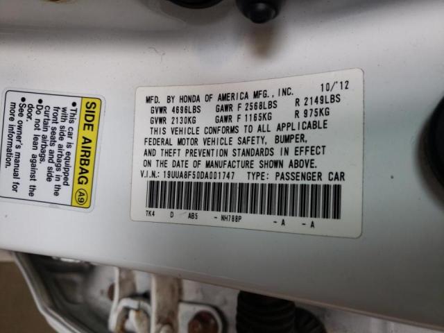 Photo 10 from auction – 2013 ACURA TL TECH with VIN 19UUA8F50DA001747