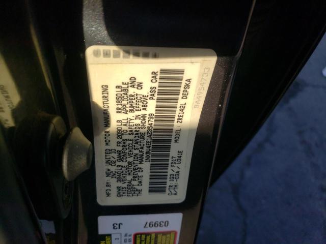 Photo 10 from auction – 2010 TOYOTA COROLLA BA with VIN 1NXBU4EE1AZ354799