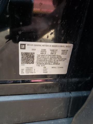 Photo 10 from auction – 2020 CHEVROLET EQUINOX LT with VIN 3GNAXJEV1LL195812