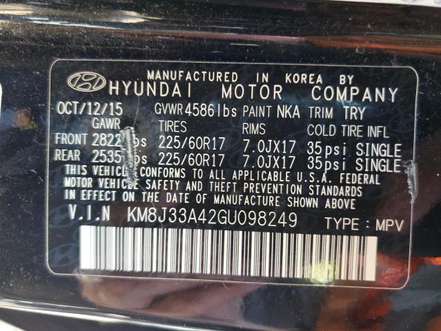 Photo 10 from auction – 2016 HYUNDAI TUCSON LIM with VIN KM8J33A42GU098249