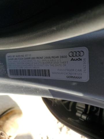 Photo 10 from auction – 2012 AUDI A7 PRESTIG with VIN WAUSGAFCXCN019123