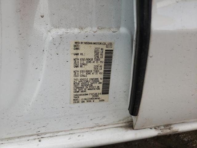 Photo 10 from auction – 2021 NISSAN FRONTIER S with VIN 1N6ED0EB8MN705834