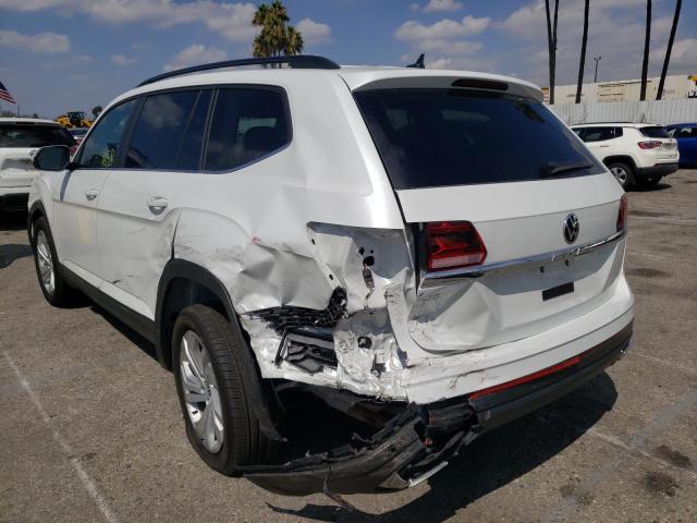 Photo 3 from auction – 2021 VOLKSWAGEN ATLAS SE with VIN 1V2JP2CA2MC603910