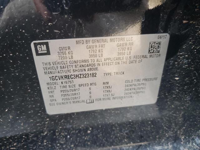 Photo 10 from auction – 2017 CHEVROLET SILVERADO with VIN 1GCVKREC3HZ323182