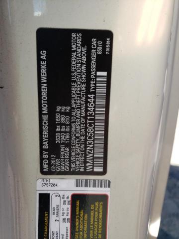 Photo 10 from auction – 2012 MINI COOPER with VIN WMWZN3C58CT134644