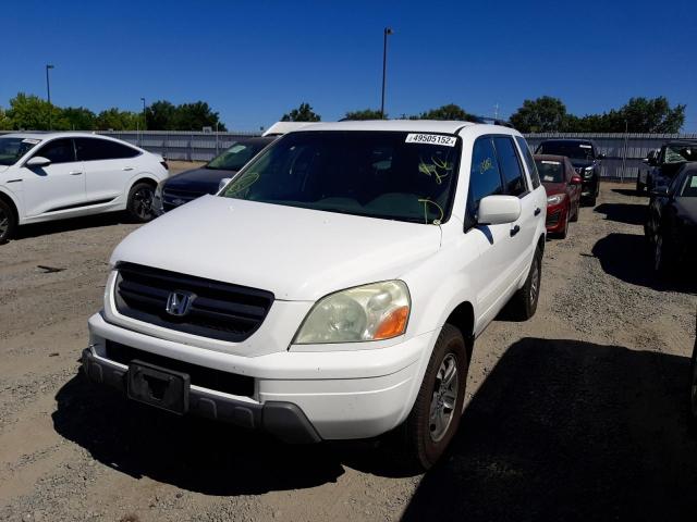 Photo 2 from auction – 2004 HONDA PILOT EXL with VIN 2HKYF18504H562044