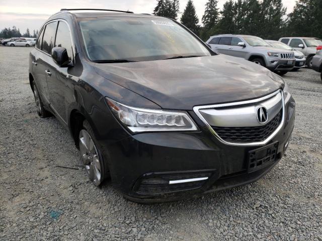 ACURA MDX ADVANC 2014 with VIN 5FRYD4H88EB049320 - Photo from auction