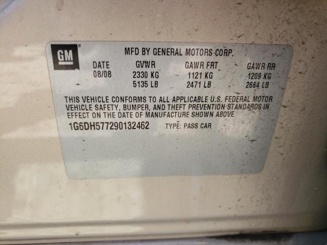 Photo 10 from auction – 2009 CADILLAC CTS with VIN 1G6DH577290132462