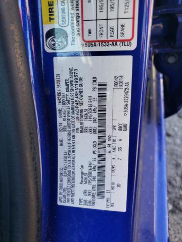 Photo 10 from auction – 2014 FORD FIESTA SE with VIN 3FADP4EJ8EM199573