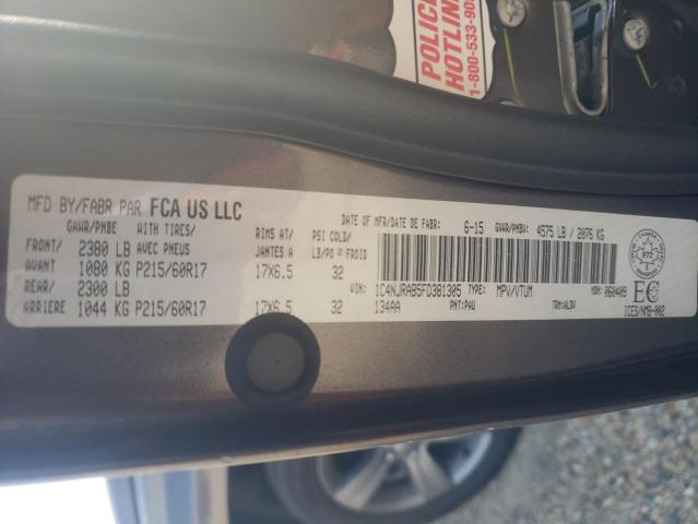 Photo 10 from auction – 2015 JEEP PATRIOT with VIN 1C4NJRAB5FD381305