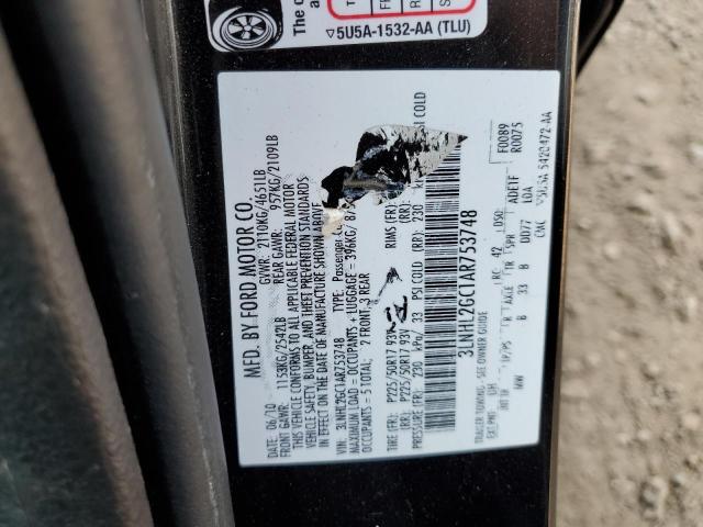 Photo 10 from auction – 2010 LINCOLN MKZ with VIN 3LNHL2GC1AR753748