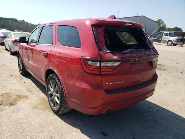 Photo 3 from auction – 2017 DODGE DURANGO GT with VIN 1C4RDHDG6HC643318