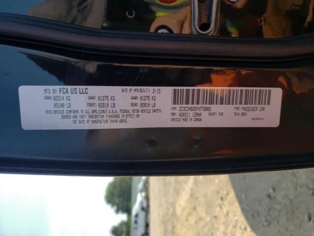 Photo 10 from auction – 2015 DODGE CHARGER SE with VIN 2C3CDXBG5FH776802