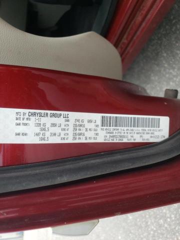 Photo 10 from auction – 2011 CHRYSLER TOWN & COU with VIN 2A4RR5DG7BR658161